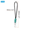 Unique Bargains Braided Wrist Polyester Keychain Wallets Badge Lanyard with Hook - 2 of 4
