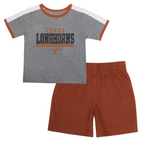 Ncaa Texas Longhorns Boys' Toddler T-shirt & Shorts Set : Target