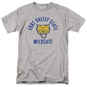 Men's Fort Valley State University Official Wildcats Logo T-Shirt Wildcats Logo - 1 of 4