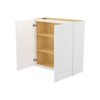 HOMLUX Easy-DIY 12 in D in Shaker White Ready to Assemble Wall Kitchen Cabinet 2 Doors-2 Shelves - 2 of 4