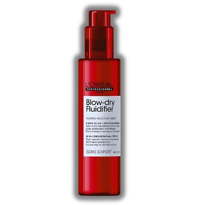 L'Oreal Serie Expert Blow-Dry Fluidifier  | Loreal Perfect Blow Dry | Extra Long-Lasting Results | The Blowdry Hair Cream - (5.1 oz)