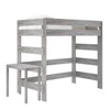 Plank+Beam Solid Wood Farmhouse High Loft Bed with Desk - 2 of 4