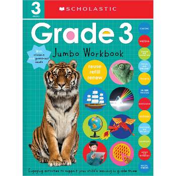 Third Grade Jumbo Workbook: Scholastic Early Learners (Jumbo Workbook) - (Paperback)