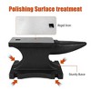 Single Horn Anvil 100 Lbs, Cast Iron Anvil Blacksmith Withstands Heavy Blows with 9.9 x 5.3 inch Countertop and Stable Base - 4 of 4