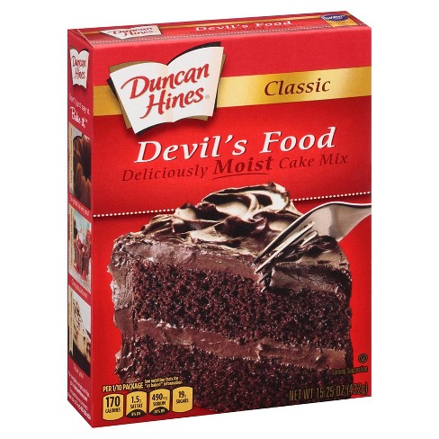 Duncan Hines® Devils Food Cake Mix - 16.5oz : Target