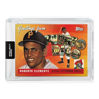 Topps Topps PROJECT 2020 Card 341 - 1955 Roberto Clemente by Don C
