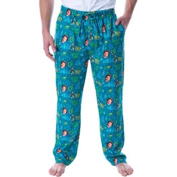 Elf The Movie Men's Son Of A Nut Cracker Allover Loungewear Pajama Pants Green