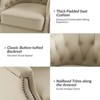 Perry Chesterfield rocker and swivel genuine leather chair | ARTFUL LIVING DESIGN-WHITE - 4 of 4