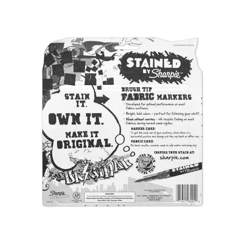 Sharpie 8pk Stained Fabric Markers, 5 of 6