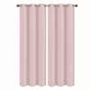 Solid Blackout Thermal Grommet Curtain Panels With Foam Backing (Set of 2) - 2 of 3