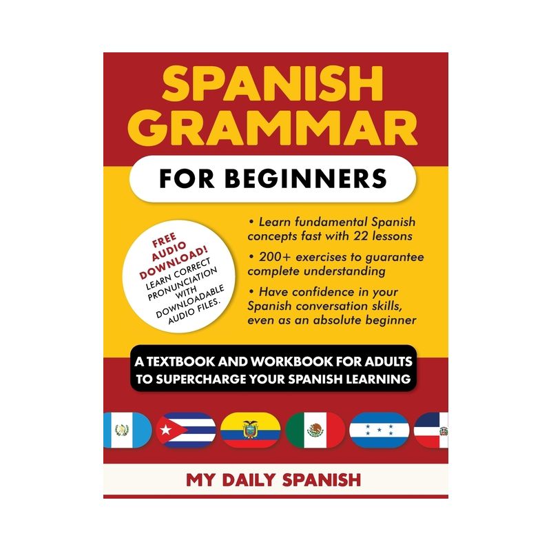 Spanish Grammar for Beginners - by  My Daily Spanish (Paperback), 1 of 2