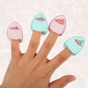 Unique Bargains Fingertip Powder Puff Beauty Makeup Tools 4 Pcs - 2 of 4