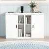 Queen Size Murphy Bed with Shelves, Cabinets and USB Ports - 3 of 4