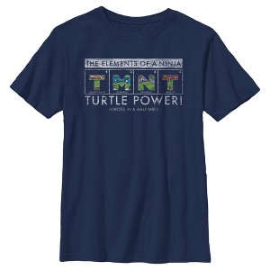 Boy's Teenage Mutant Ninja Turtles Distressed The Elements of a Ninja T-Shirt - 1 of 4