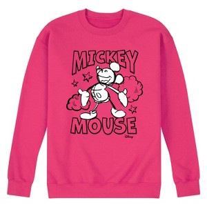 Men's - Disney - Mickey Mouse Graphic Fleece Sweatshirt - 1 of 4