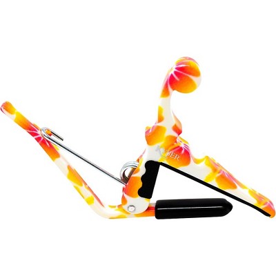 Kyser Quick-Change Ukulele Capo - Pastel Hibiscus