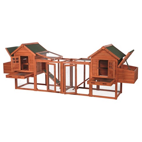 Tixie Pet Chicken Coop Duplex Brown