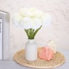 Unique Bargains Silk Chrysanthemum Faux Artificial Flower for DIY Craft Wedding Decoration 10 Pcs - 3 of 3
