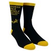 Crazy Dog T-Shirts Men's Of Course I Talk to Myself Sometimes I Need Expert Advice Funny Sarcasm Socks - 2 of 4