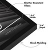 Americanflat 8x8 Picture Frame - Streamline Collection - Thin Border Square Frame for Tabletop and Wall Display - Black - 3 of 4