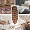 Sheepskin Throw Rug Faux Fur 2x5 - 4 of 4