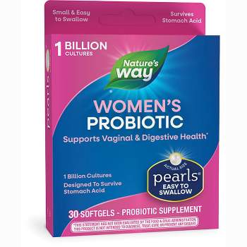 Nature's Way Probiotic Pearls Women's 1 Billion Cfu 30 Sgels