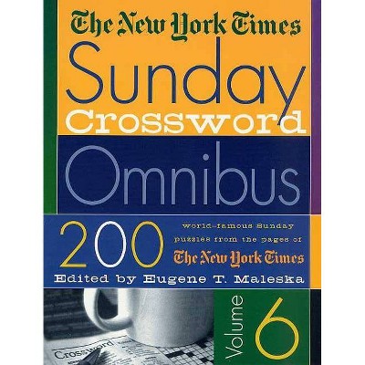 The New York Times Sunday Crossword Omnibus - (New York Times Sunday Crossword Puzzles) (Paperback)