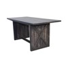 PAGED Round Dining Table, 46.1" Kitchen Table with Wooden Frame, Coffee Table for Kitchen Dining, Living Room - 4 of 4