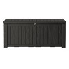 Decksplore 55/120/180/230/260 Gal Deck Box Outdoor Storage Box Patio Gardening Tools Water and UV Resistant for Patio - 2 of 4