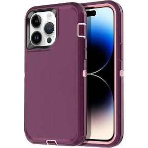 Entronix Case Compatible with iPhone 15 Pro Max - Triple-Layer