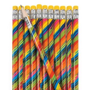 Fun Express Wild Color Rainbow Pencils - 24 Pc. : Target