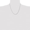 Black Bow Jewelry 2.5mm Stainless Steel Spiga Link Chain Necklace - 2 of 4