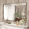 Apmir Rectangular Aluminum Alloy Framed and Tempered Glass Wall Bathroom Vanity Mirror in Matte Black/ Gold/ Silver/ Brown - 4 of 4