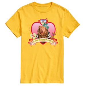 Men's - Wizard of Oz - Heart Cowardly Lion Short Sleeve Graphic T-Shirt - 1 of 4