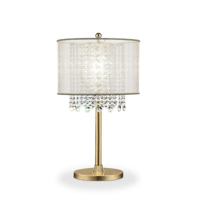 OK Lighting 29.5"H Gold Foil Bhavya Table Lamp