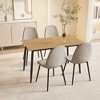 5-Piece Dining Set with Rectangular Table and 4 Chairs for Kitchen, Dining Room - 2 of 4