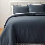 Lace Border Cotton Slub Comforter & Sham Set - Threshold™ designed with Studio McGee