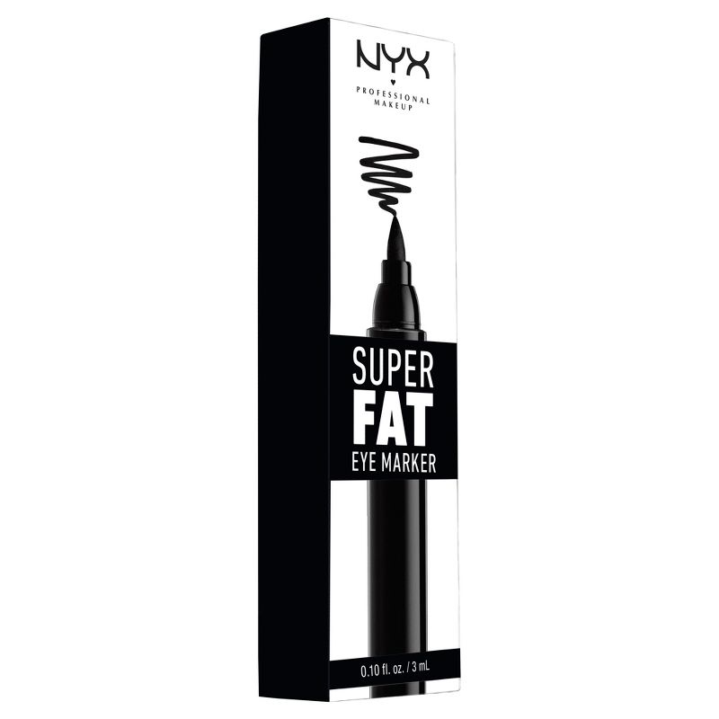 NYX Professional Makeup Super Fat Eye Marker Carbon Black - 0.10oz, 3 of 6
