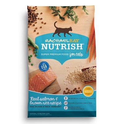 Rachael Ray Nutrish Natural Salmon Brown Rice Dry Cat Food