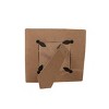 4X4 Inch Orange Terracotta Picture Frame with Cane & Glass by Foreside Home & Garden - 3 of 4