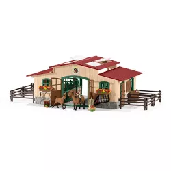 Schleich Stable with Horses and Accessories