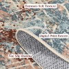 Runner Rug Modern Abstract Circle Design Non Slip Washable Soft Accent Carpet for Kitchen Bedroom - 2 of 4