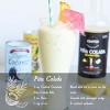 Crafted Cocktails Pina Colada Mix: 6 Pack: 80 Calories Per Serving, Premium Coconut Cream, Pineapple Juice and Organic Agave  8 Cocktails Per Bottle - 3 of 4