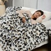 Cozy Bliss Animal Print Faux Fur Bubble Throw Blanket - 4 of 4