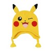 Pokémon Big Face Pikachu 2-Piece Beanie Hat & Magic Gloves Set - 2 of 4