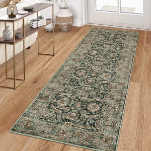 Garvee Area Rugs for Living Room Bedroom Washable Soft Rug Vintage Distressed Print Rug - 1 of 4