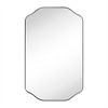 TEHOME 18 in. W. x 29 in.Arched Metal Rectangular Surface Mount Medicine Cabinet with Mirror in Matt Black - 3 of 4