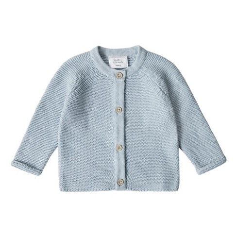 Stellou Friends 100 Cotton Baby And Kids Cardigan Sweater 3 4 Years Light Blue Target