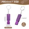 Unique Bargains Outdoor Camping Hiking Fishing Rescue Signaling Alloy Keychain Whistles 2 Pcs - 2 of 3