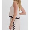 Women's Ric Rac Top and Pants Set - entro - 4 of 4